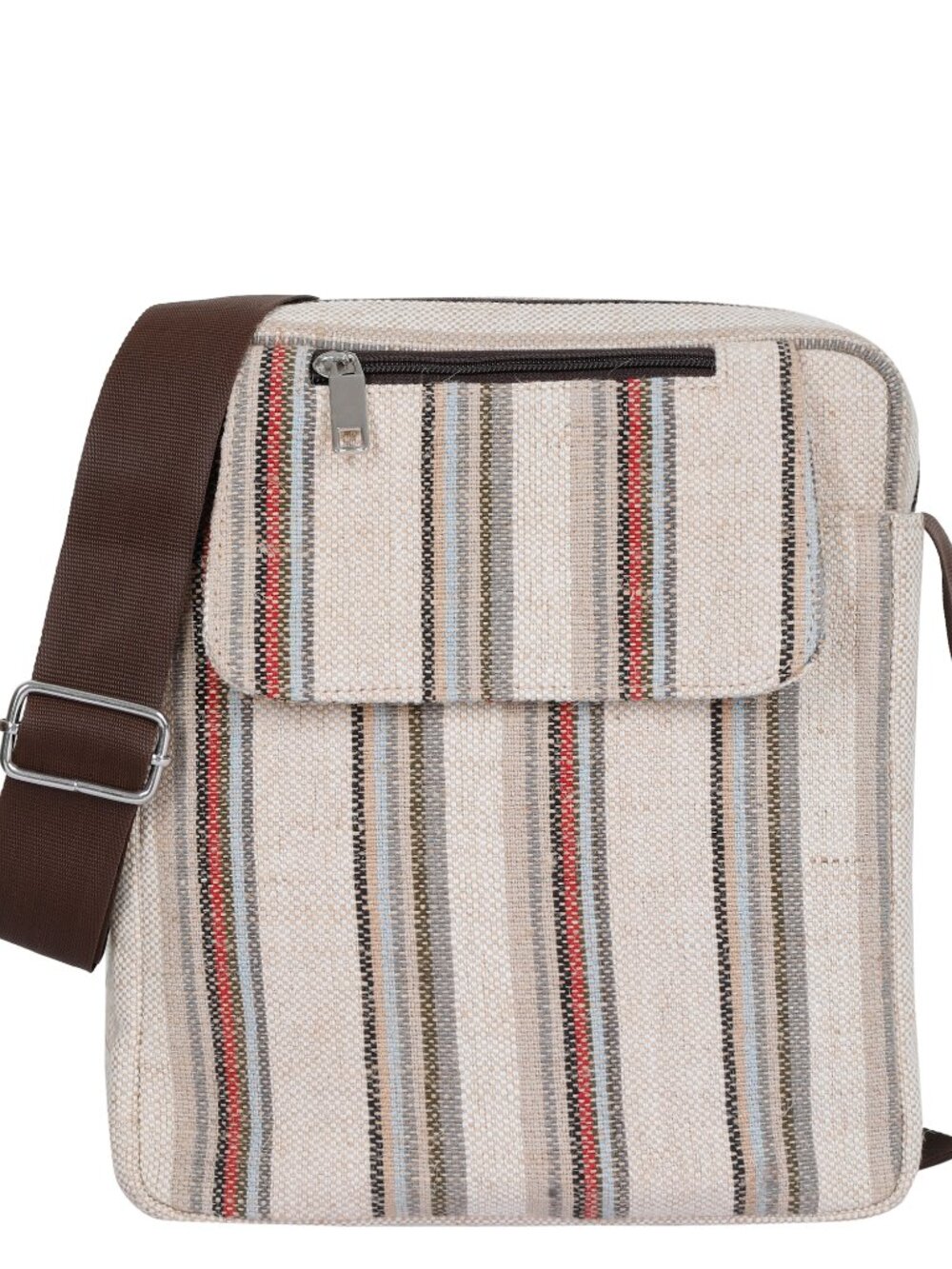 Multicolour Canvas Sling Crossbody Bag for Women – Adjustable Shoulder Bag